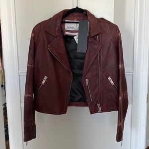 NWT DOMA leather jacket